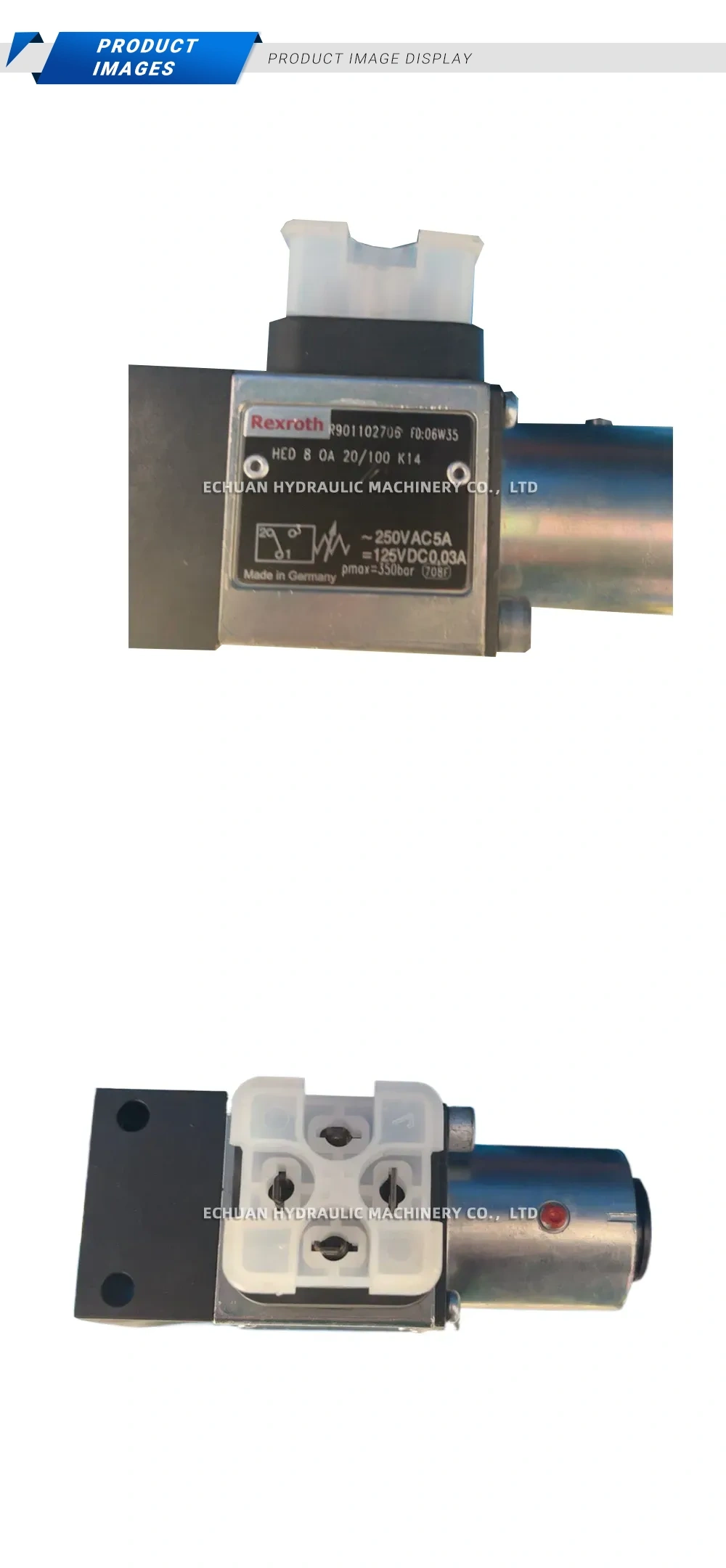 Rexroth HED 8 OA 20/100 K14 Hydraulic Pressure Switch Description