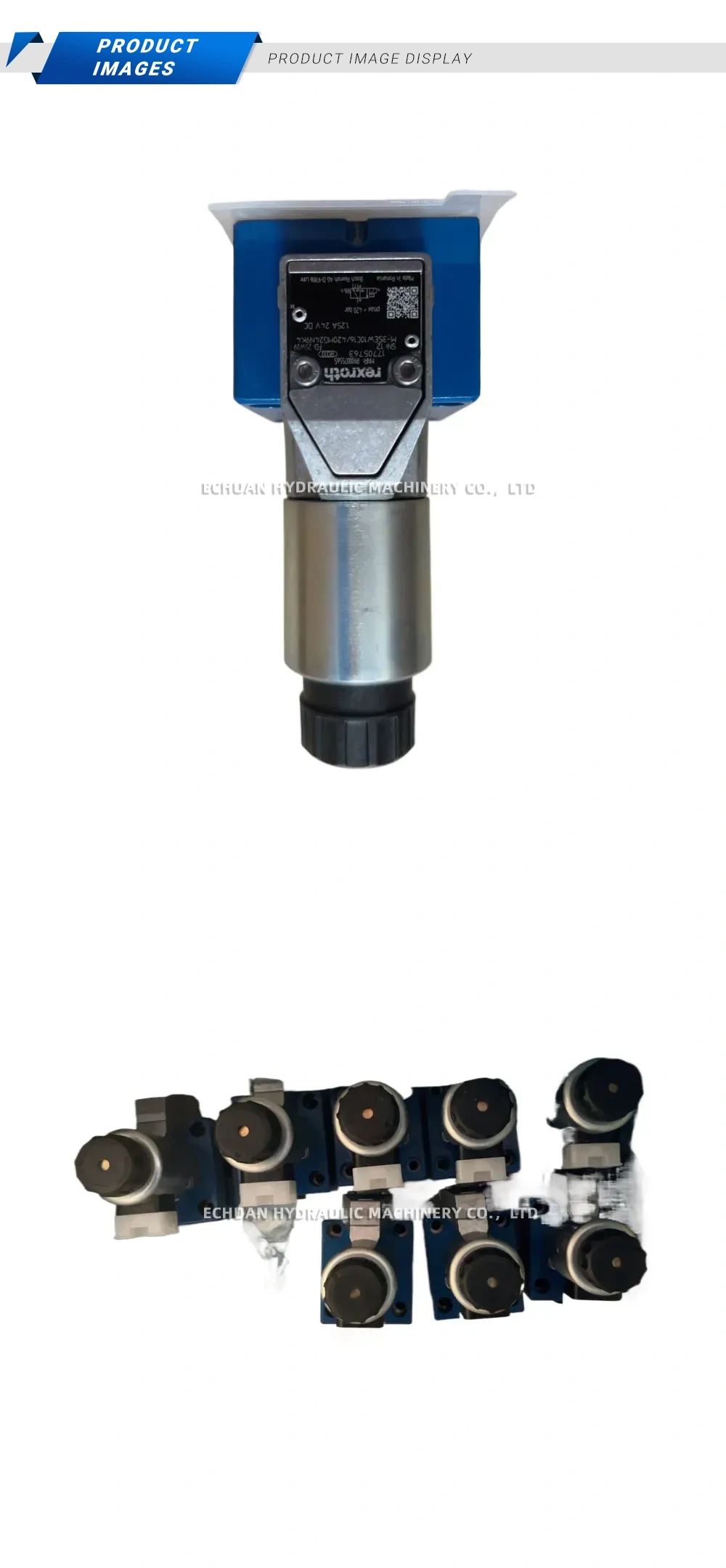 Rexroth M-3SEW 10 C 1X/420 M G24N9K4 Solenoid Operated Directional Seat Valve Description