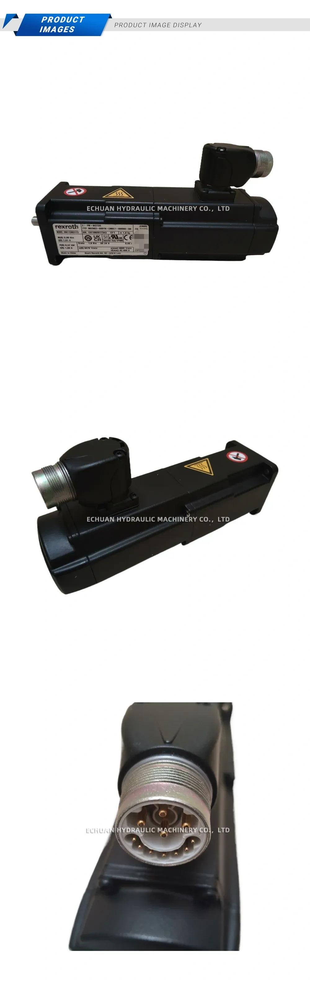 Rexroth MS2N03-B0BYN-CMSG1-NNNNN-NN Synchronous Servo Motor Description