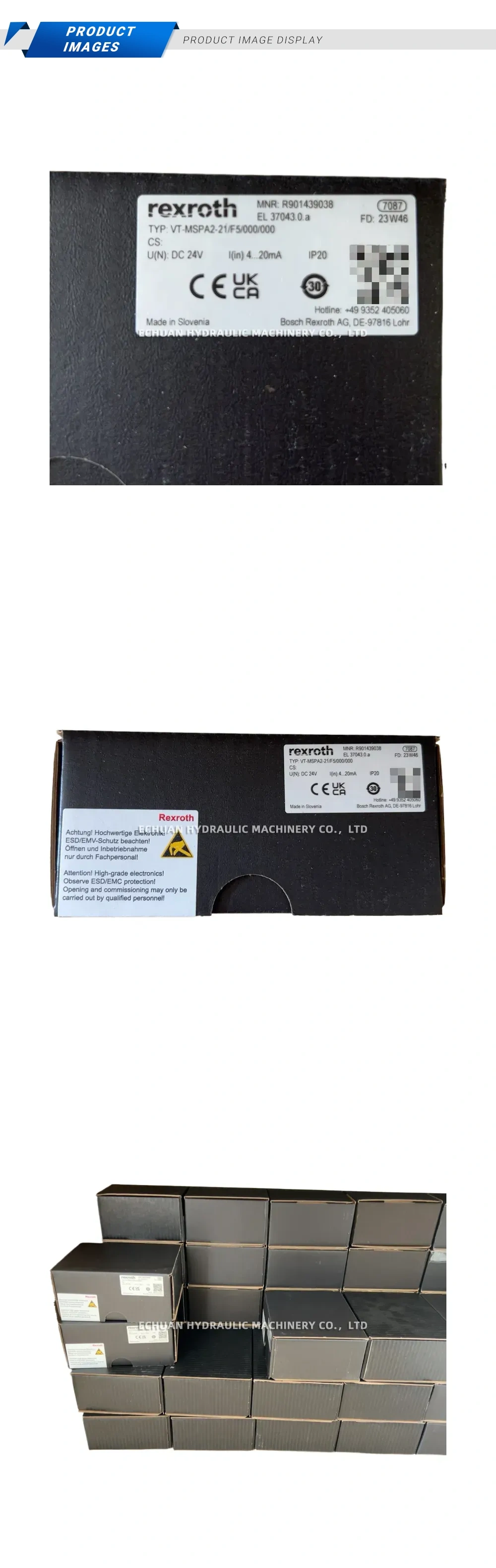 Rexroth R901439038 Amplifier Board Description