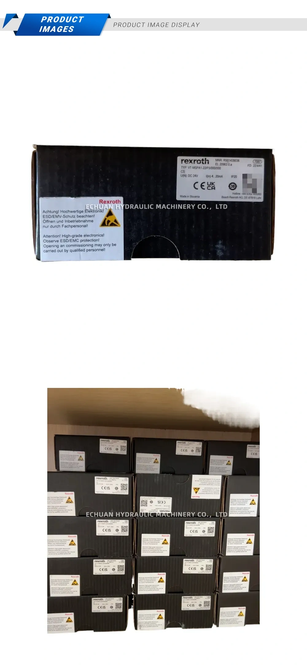 Rexroth VT-VASPA1-22F5/000/000 Amplifier Card Description