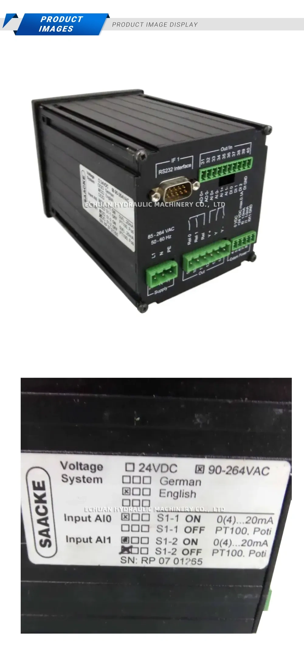 SAACKE Industrial Control Module Description