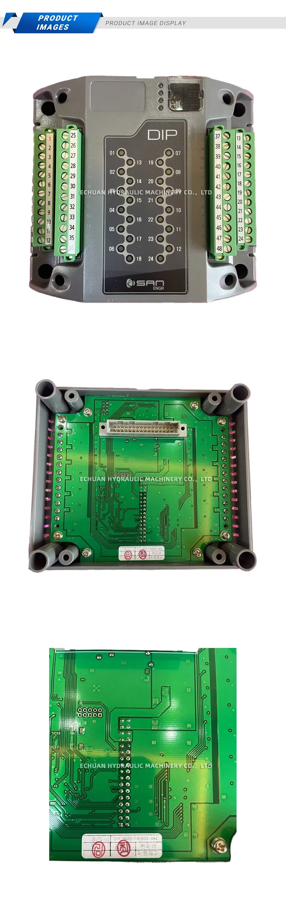 SAN ENGR DIP BASE-180833-084 DIP Switch Base Module Description