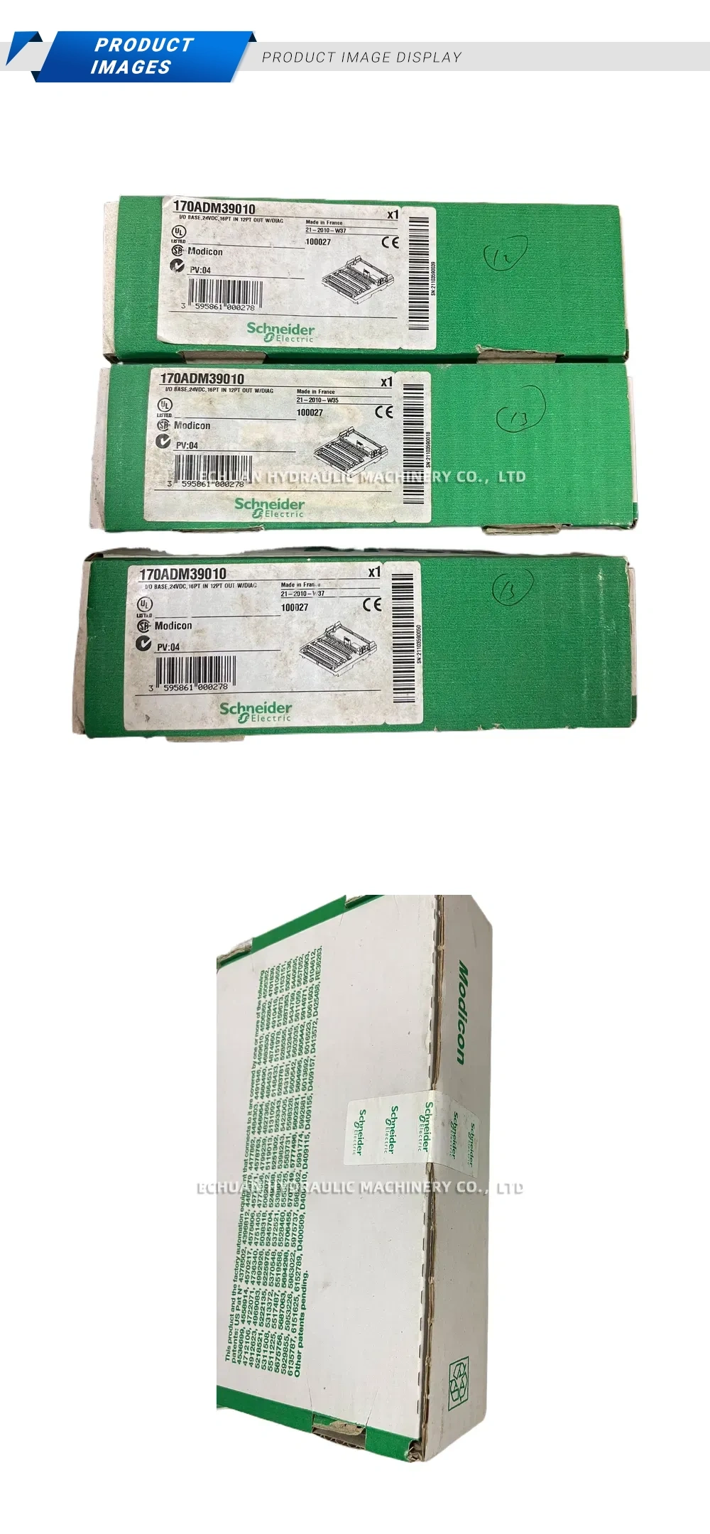 Schneider Electric 170ADM39010 I/O Base Module Description