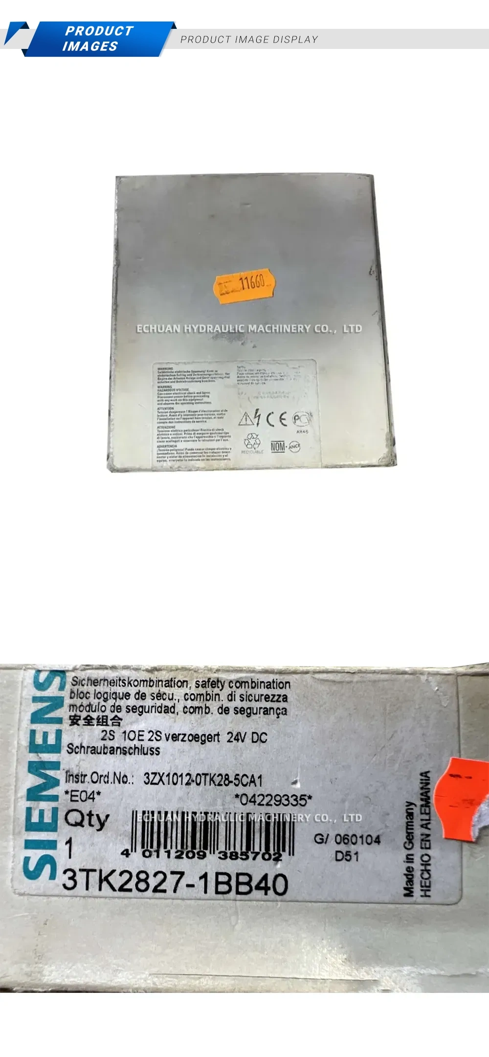 Siemens 3TK2827-1BB40 Safety Combination Module Description