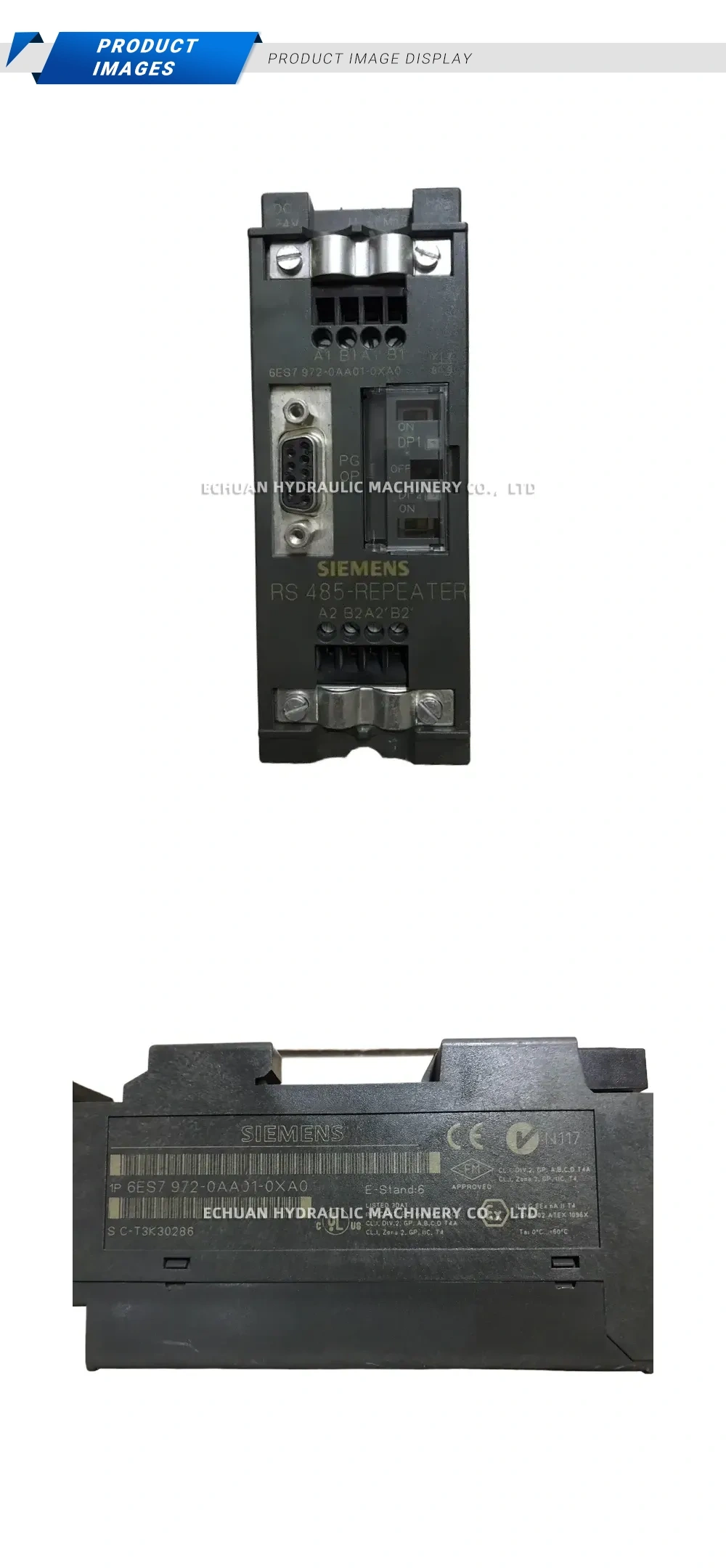 Siemens 6ES7 972-0AA01-0XA0 RS 485 Repeater Description