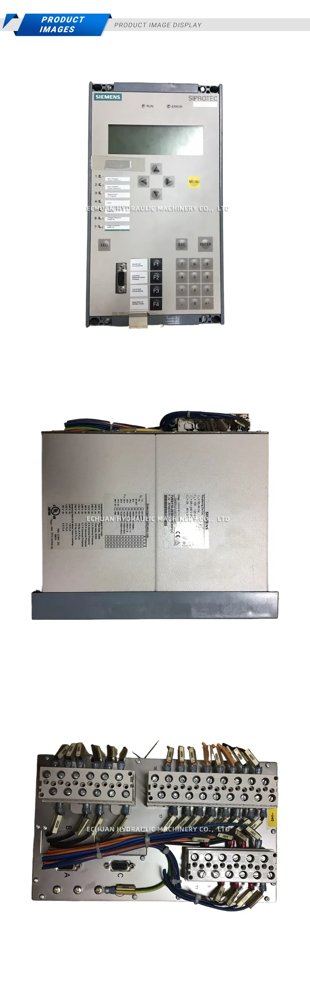 Siemens 7VE6110-2EB01-0CA0/CC SIPROTEC Protective Device / Relay Description