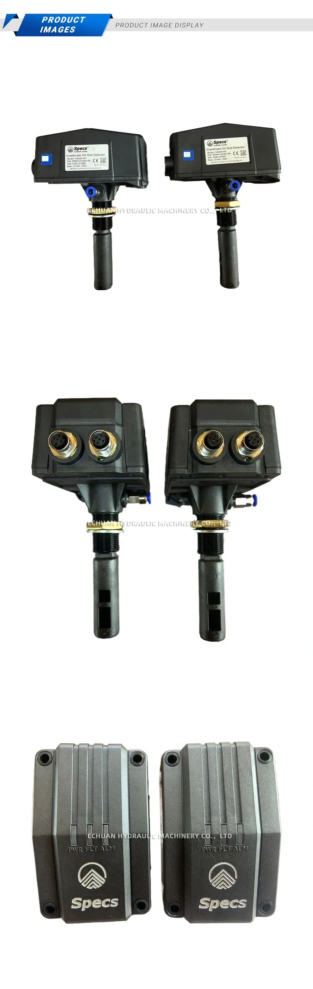 Specs VISION IIIC CrankCase Oil Mist Detector Description