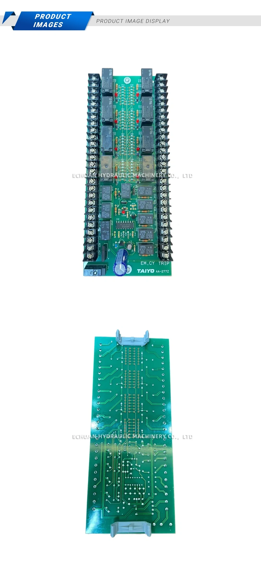 TAIYO AA-277Z Relay Control Circuit Board Description