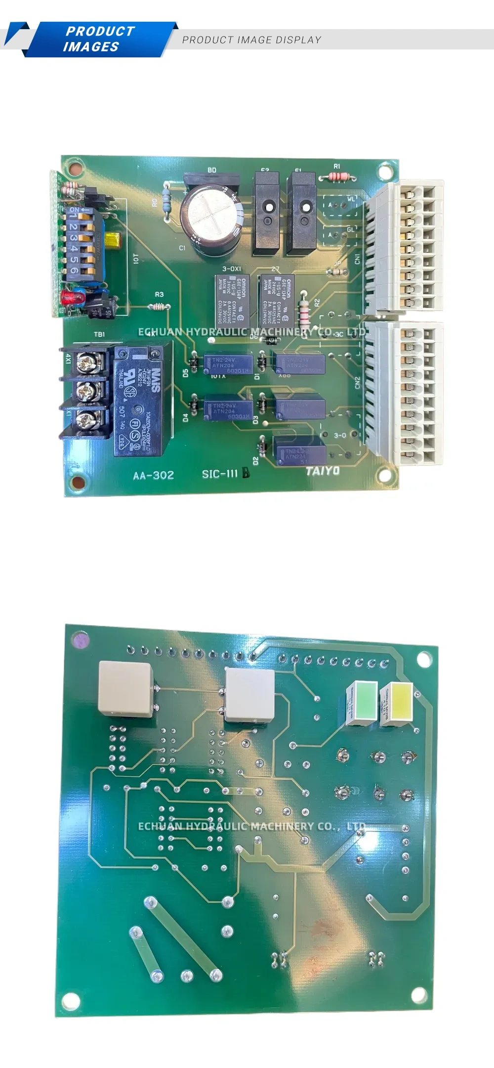 TAIYO AA-302 Industrial Control Circuit Board Description