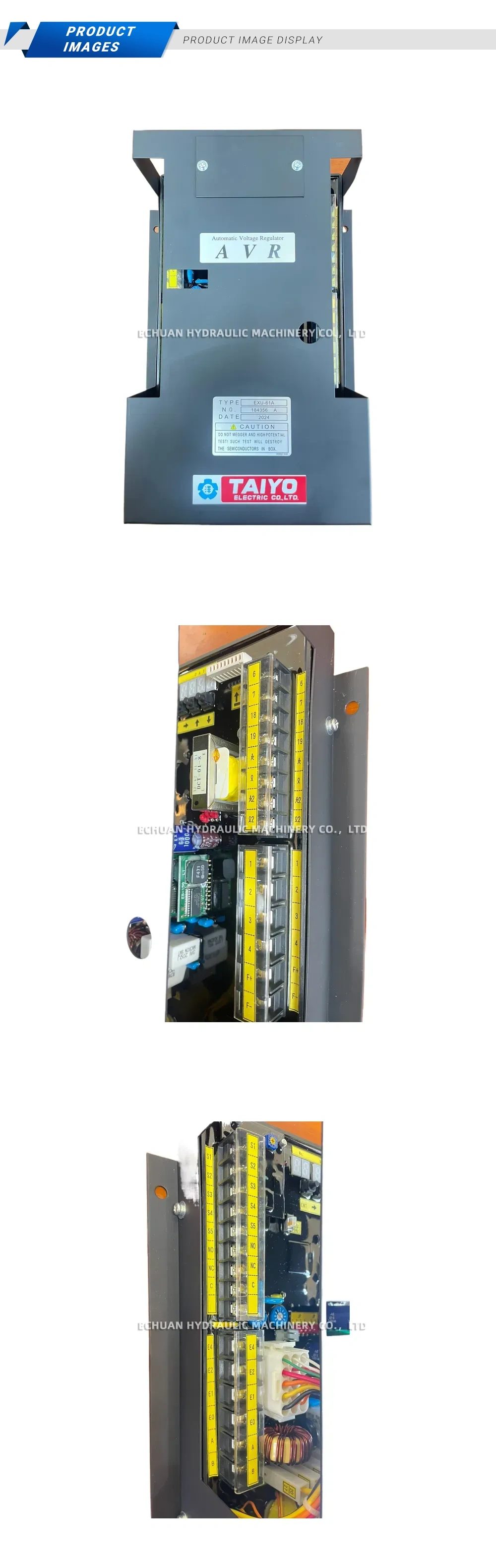 TAIYO EXU-61A Automatic Voltage Regulator Description