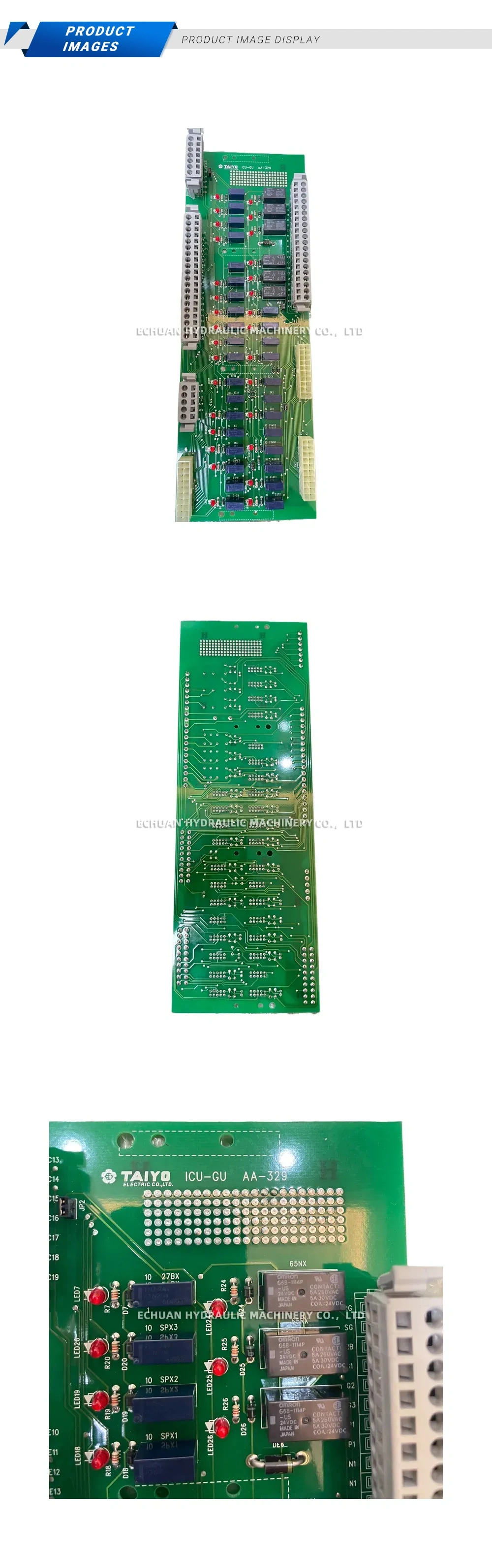TAIYO ICU-GU AA-329 Control Circuit Board Description