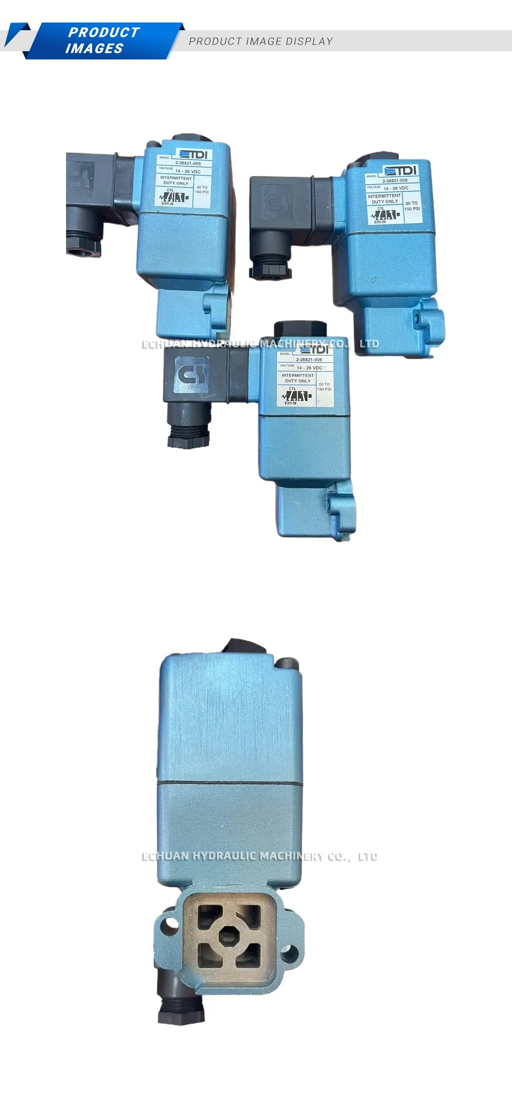 TDI 2-28821-006 Solenoid Valve Description