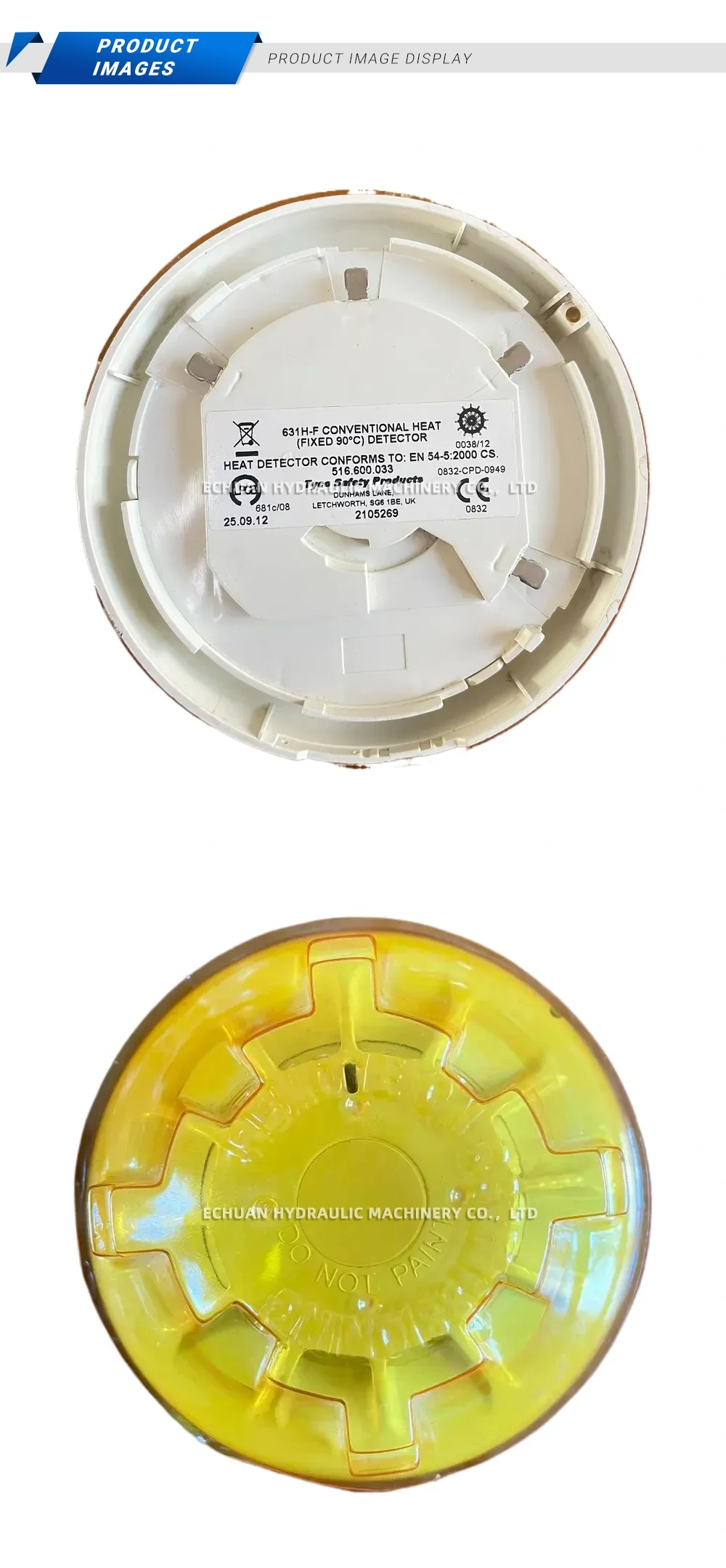 Tyco Safety Products 631H-F Conventional Heat Detector Description