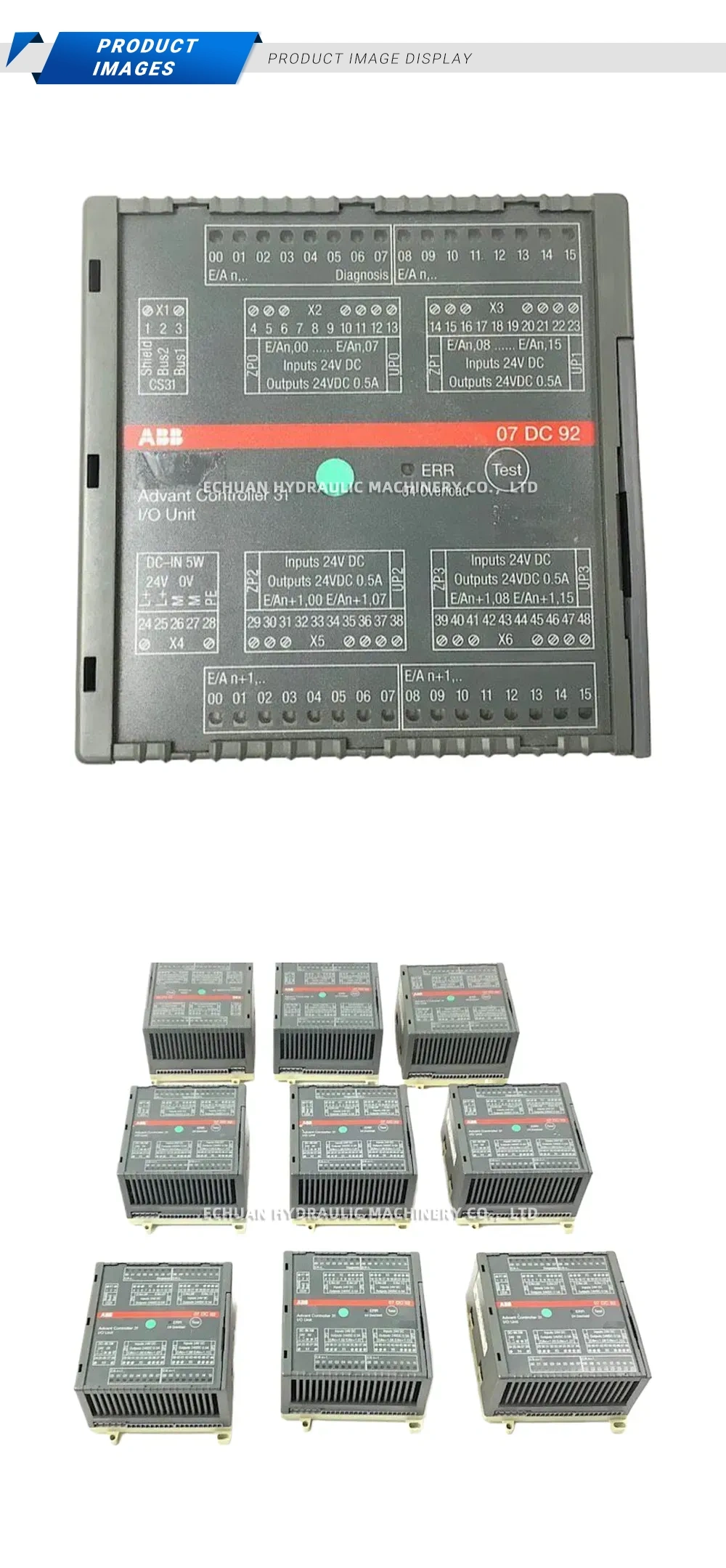 ABB 07 DC 92 Advant Controller 31 I/O Unit Description