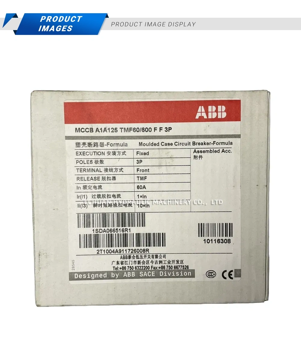 ABB A1A125 TMF60/600 F F 3P Moulded Case Circuit Breaker Description