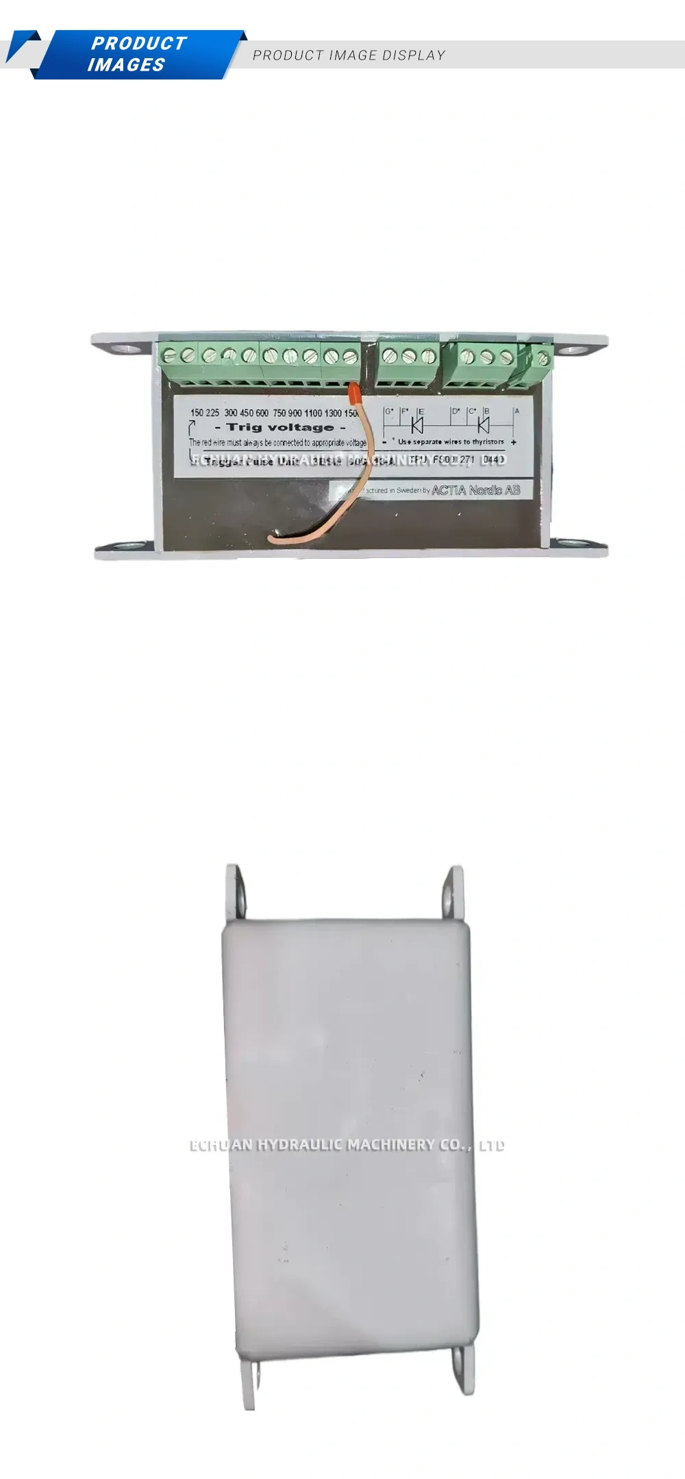 ACTIA 3BSM 000 13-A Trigger Pulse Unit Description