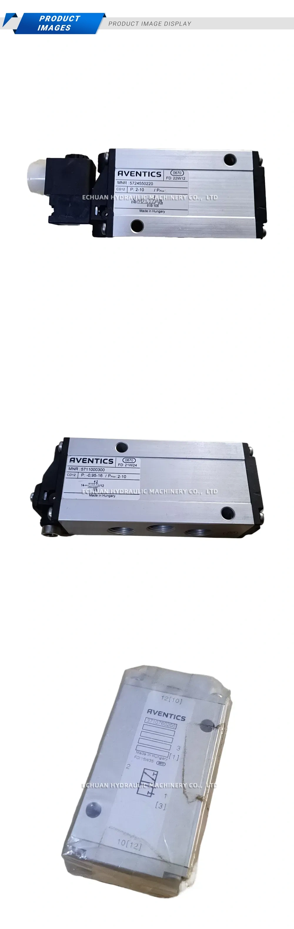 AVENTICS 5724550220 Pneumatic Solenoid Valve Description