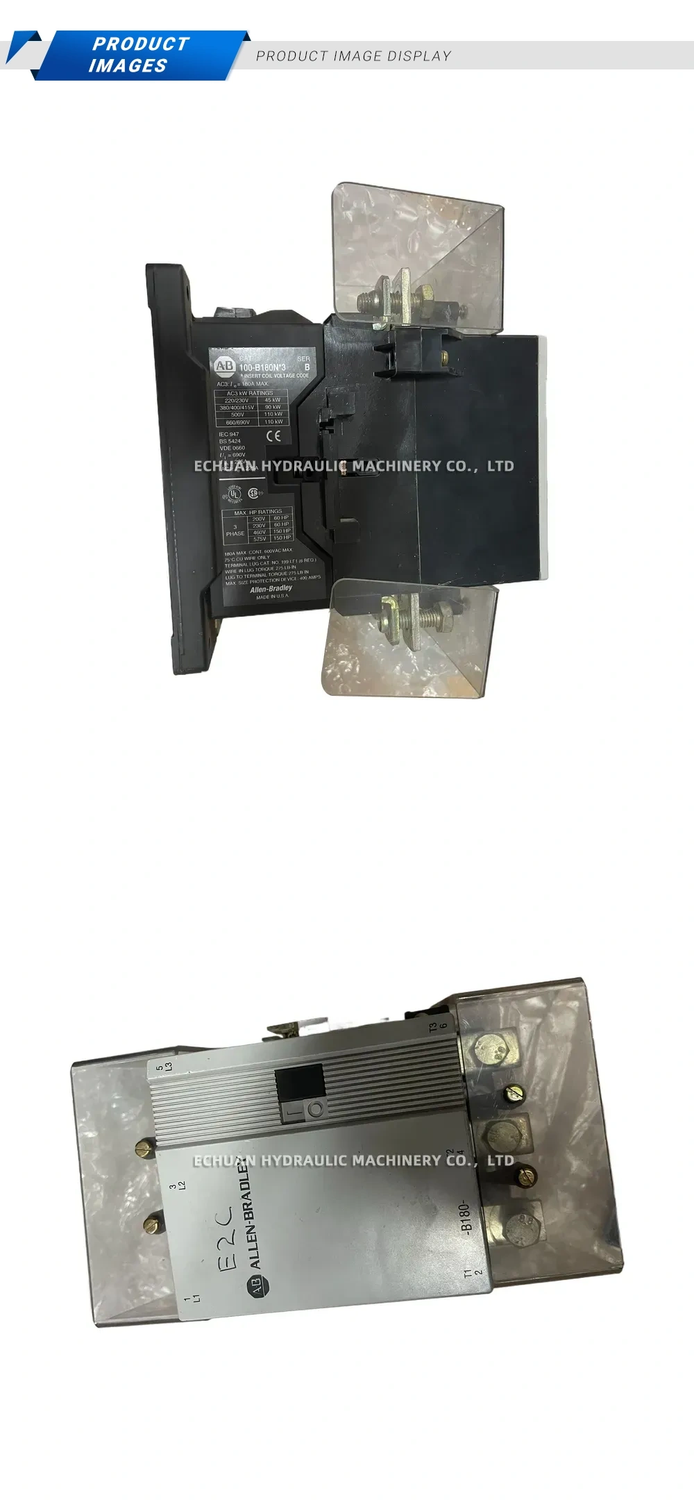 Allen-Bradley 100-B180N*3 Contactor Description