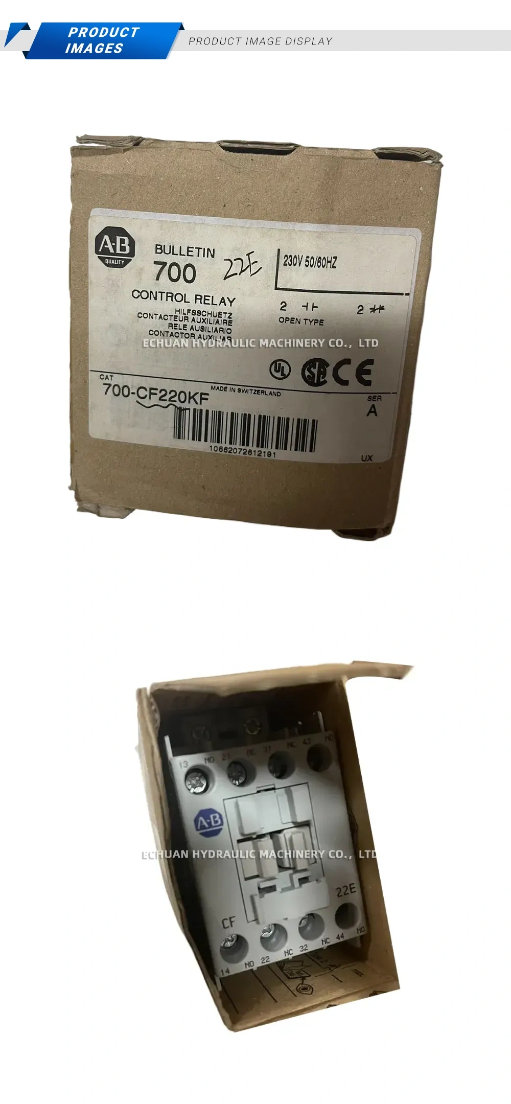 Allen-Bradley 700-CF220KF Control Relay Description