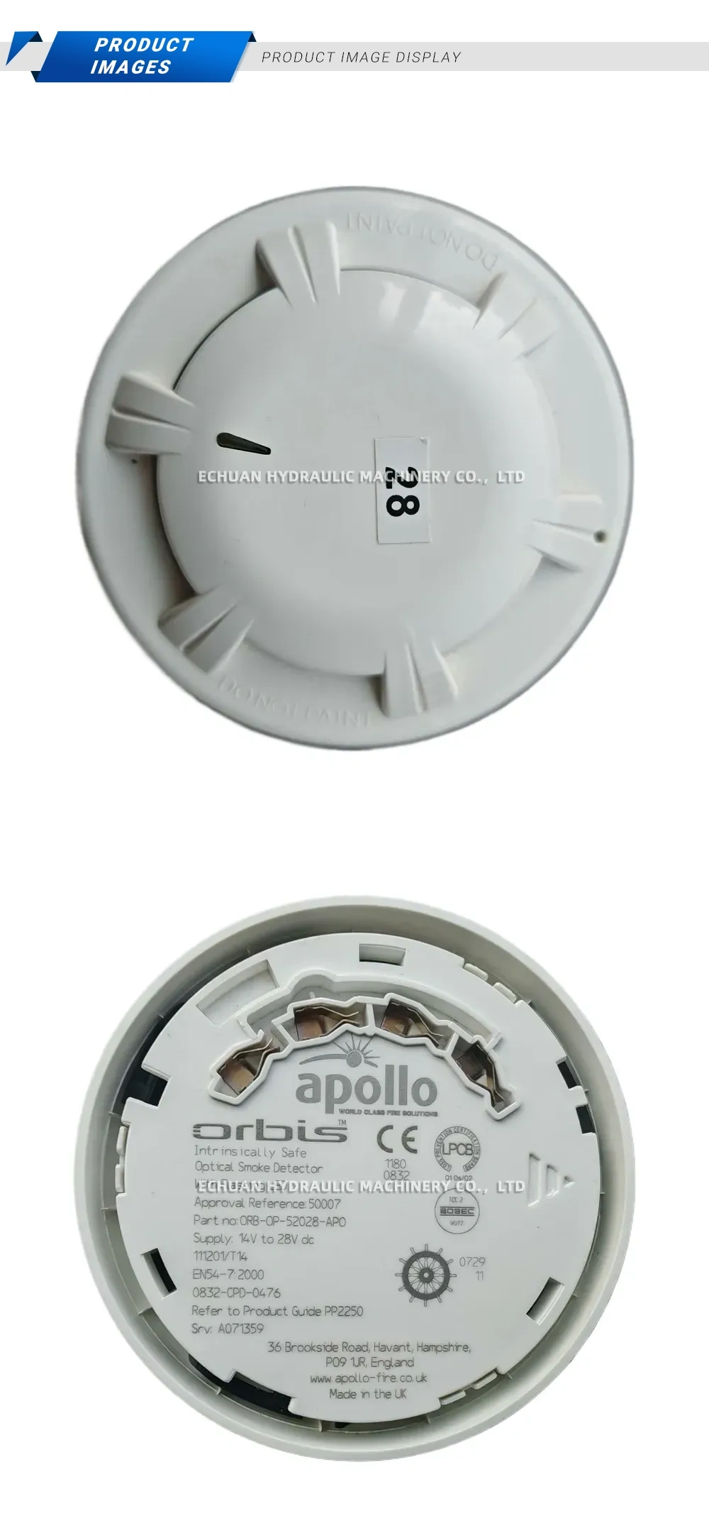 Apollo ORB-OP-52028-APO Optical Smoke Detector Description