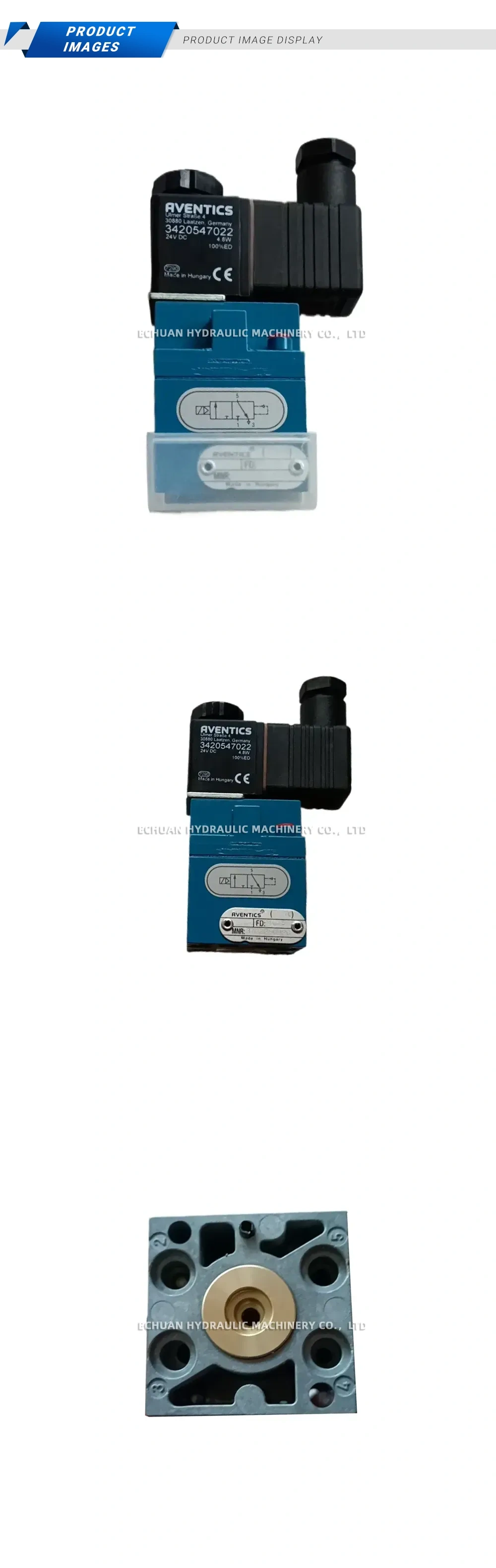 Aventics 3420547022 Pneumatic Solenoid Valve Description