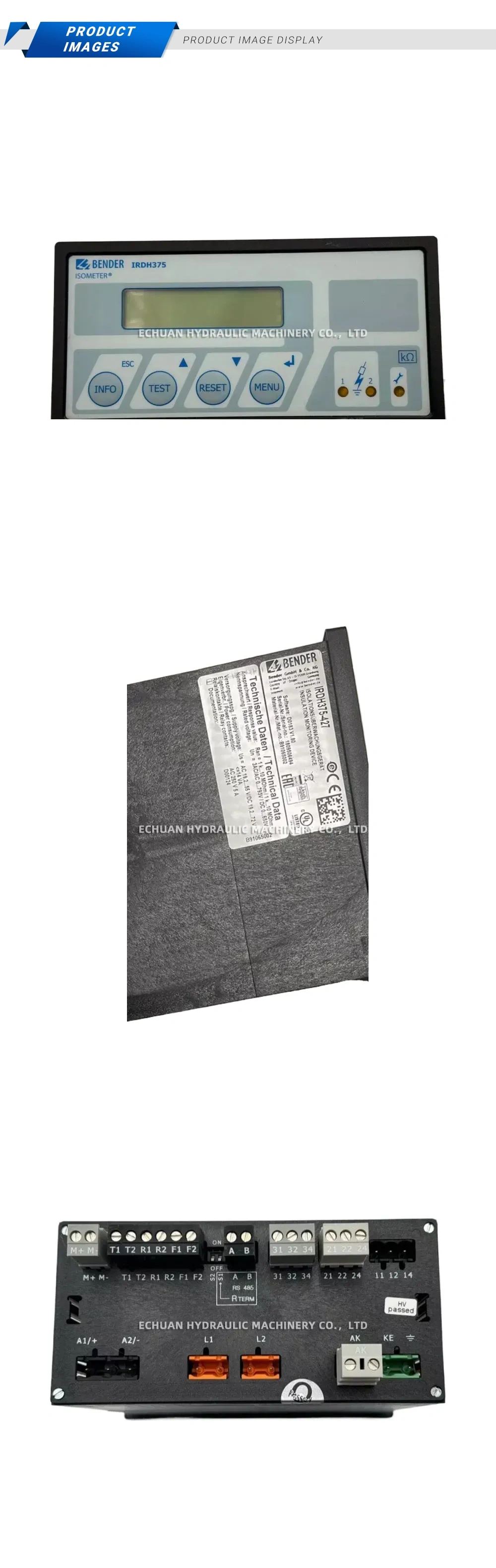 BENDER IRDH375-421 Insulation Monitoring Device Description