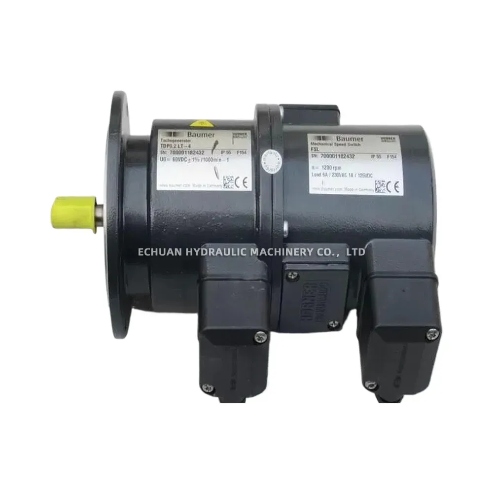 Baumer TDP0,2 LT-4 + FSL Tachogenerator with Mechanical Speed Switch