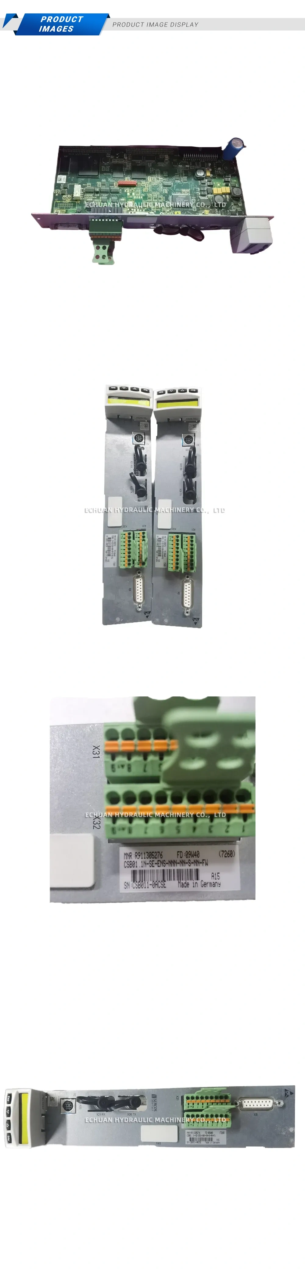 Bosch Rexroth CSB01.1N-SE-ENS-NNN-NN-S-NN-FW Control Section Module Description