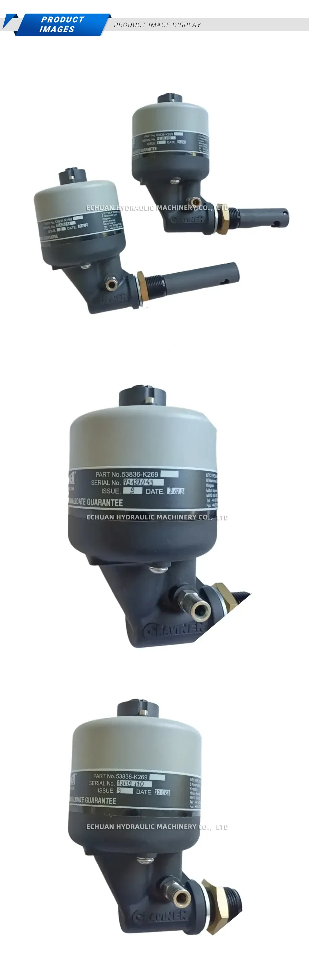 Chaviner 53836-K269 Pneumatic Actuator Description