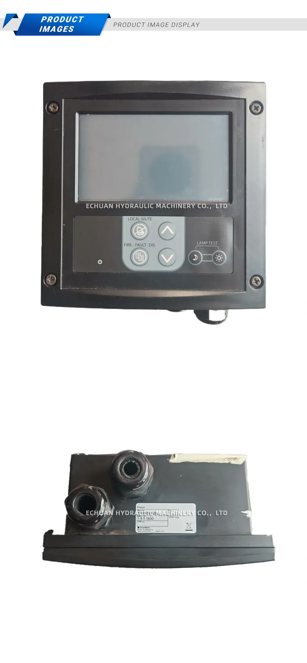 Consilium 5100095-20A Fire Alarm Control Panel Display Unit Description