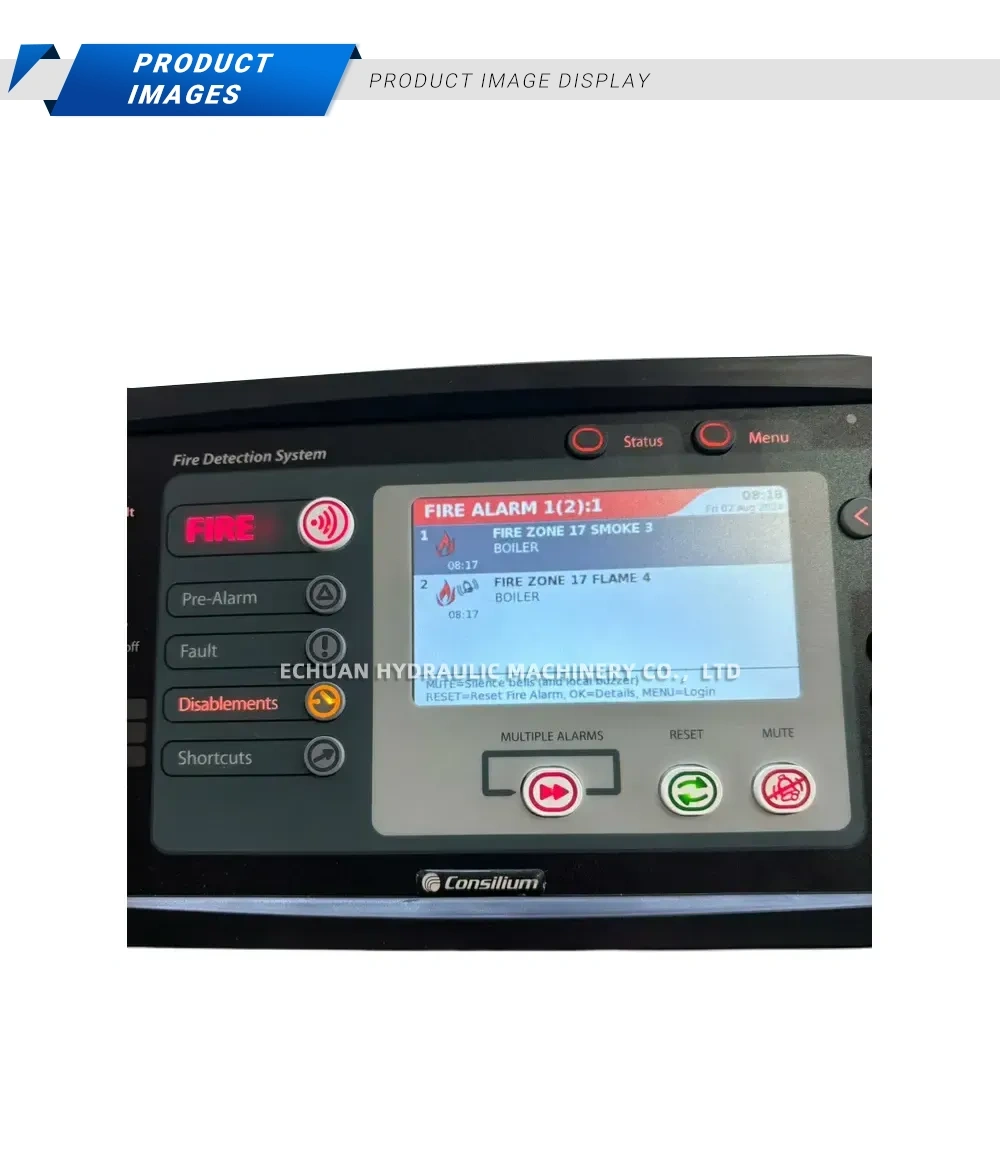 Consilium Fire Detection System Control Panel Description