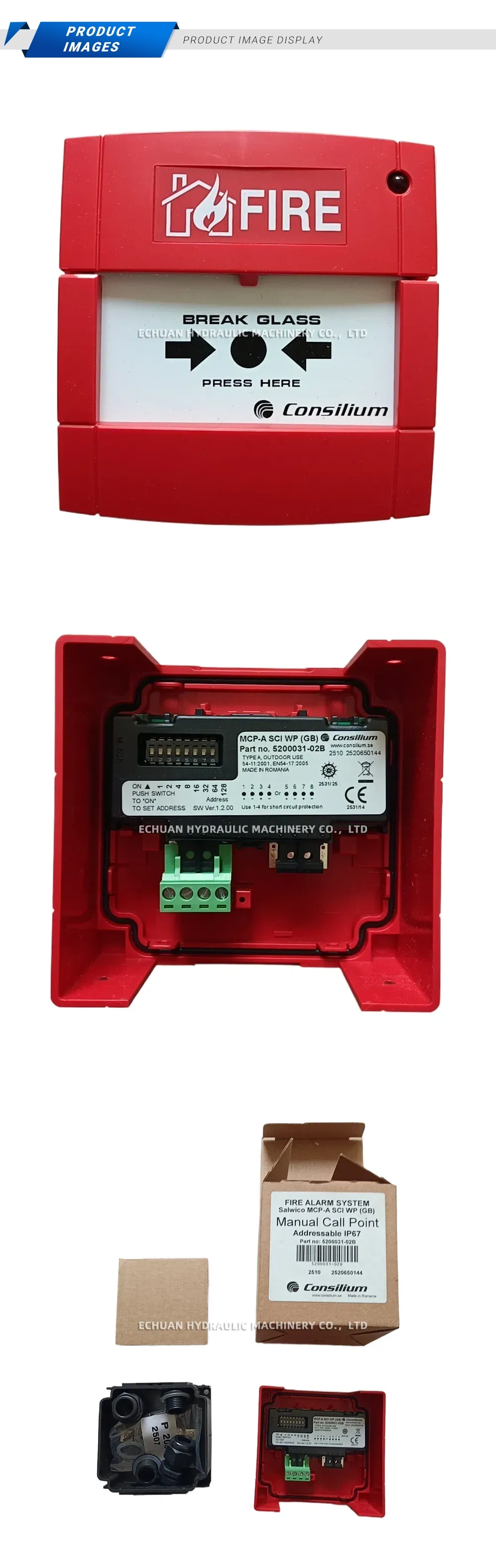 Consilium MCP-A SCI WP (GB) Manual Call Point Description