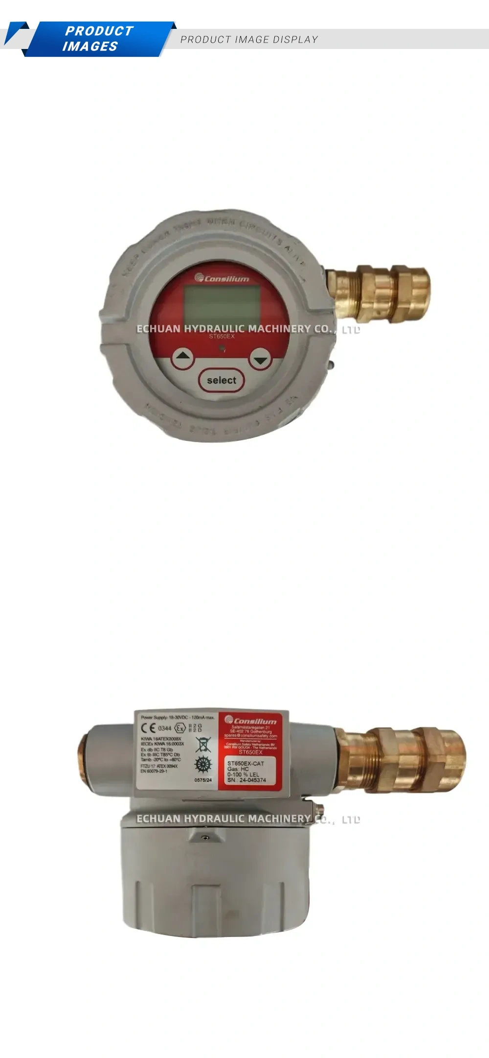 Consilium ST650EX Fixed Gas Detector Description