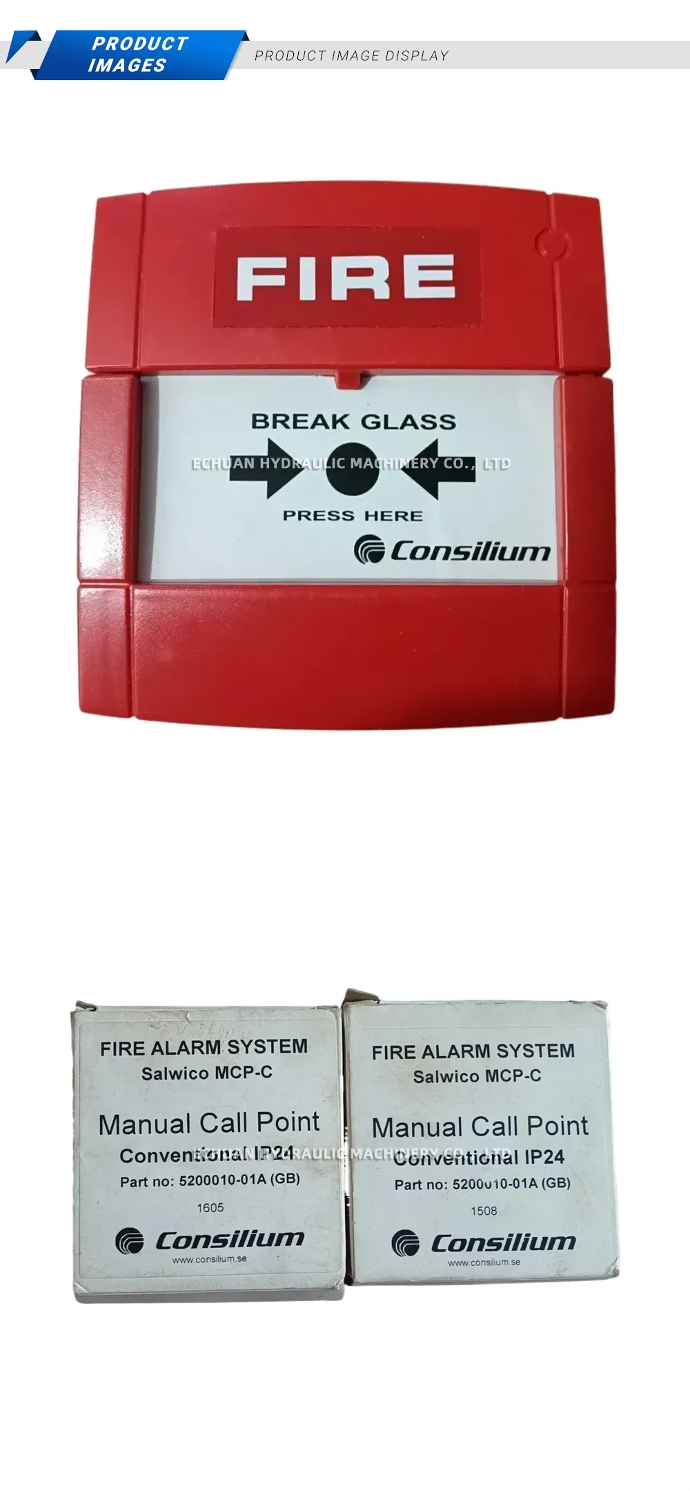 Consilium Salwico MCP-C Manual Call Point Description