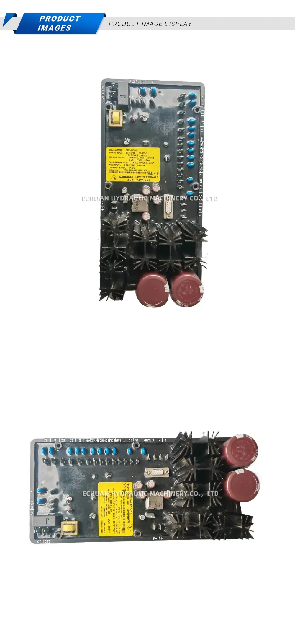 DEC5-100-B11 Automatic Voltage Regulator (AVR) Description