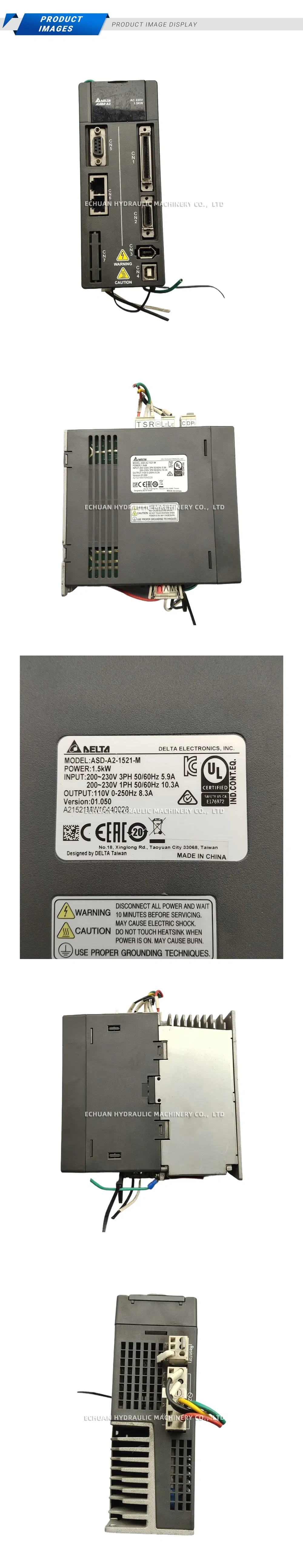DELTA ASD-A2-1521-M AC Servo Drive Description