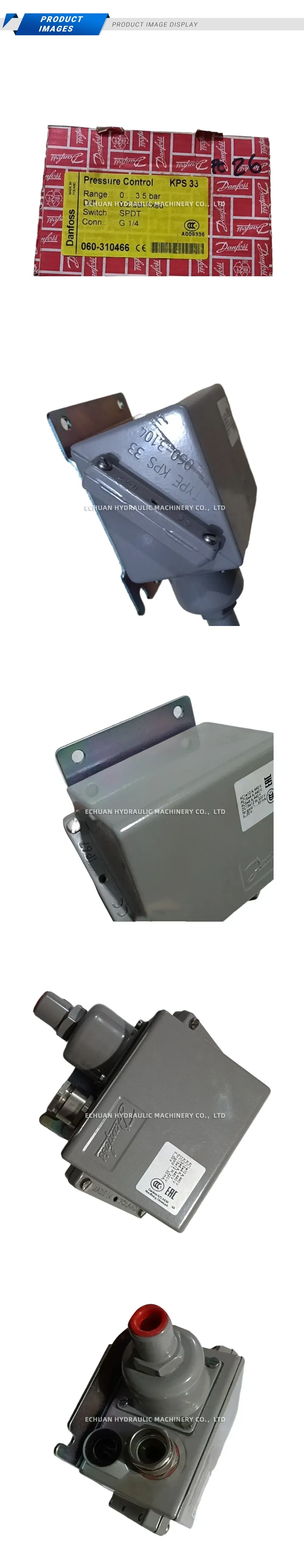 Danfoss KPS 33 Pressure Control Switch Description