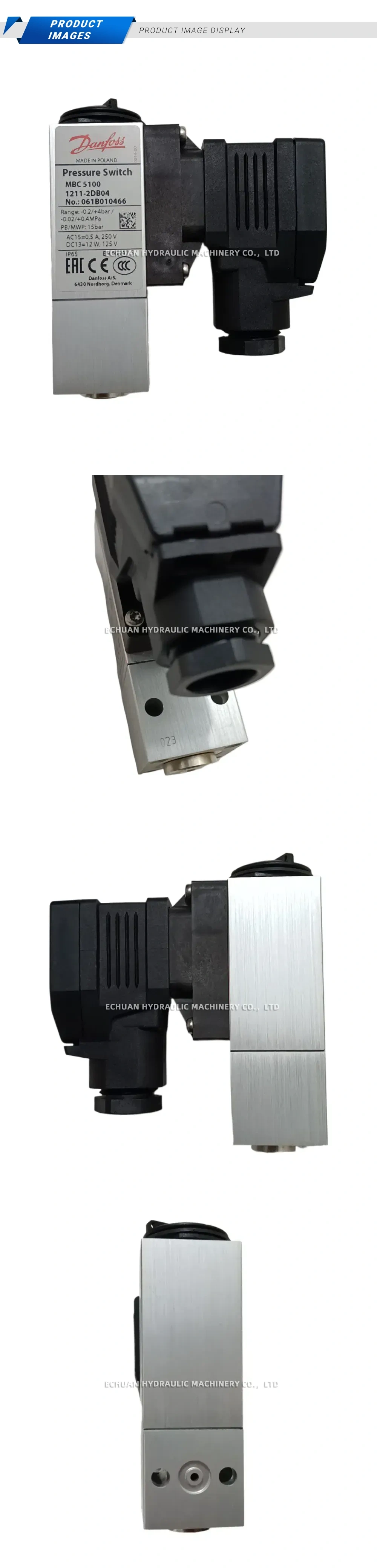 Danfoss MBC 5100 1211-2DB04 Pressure Switch Description