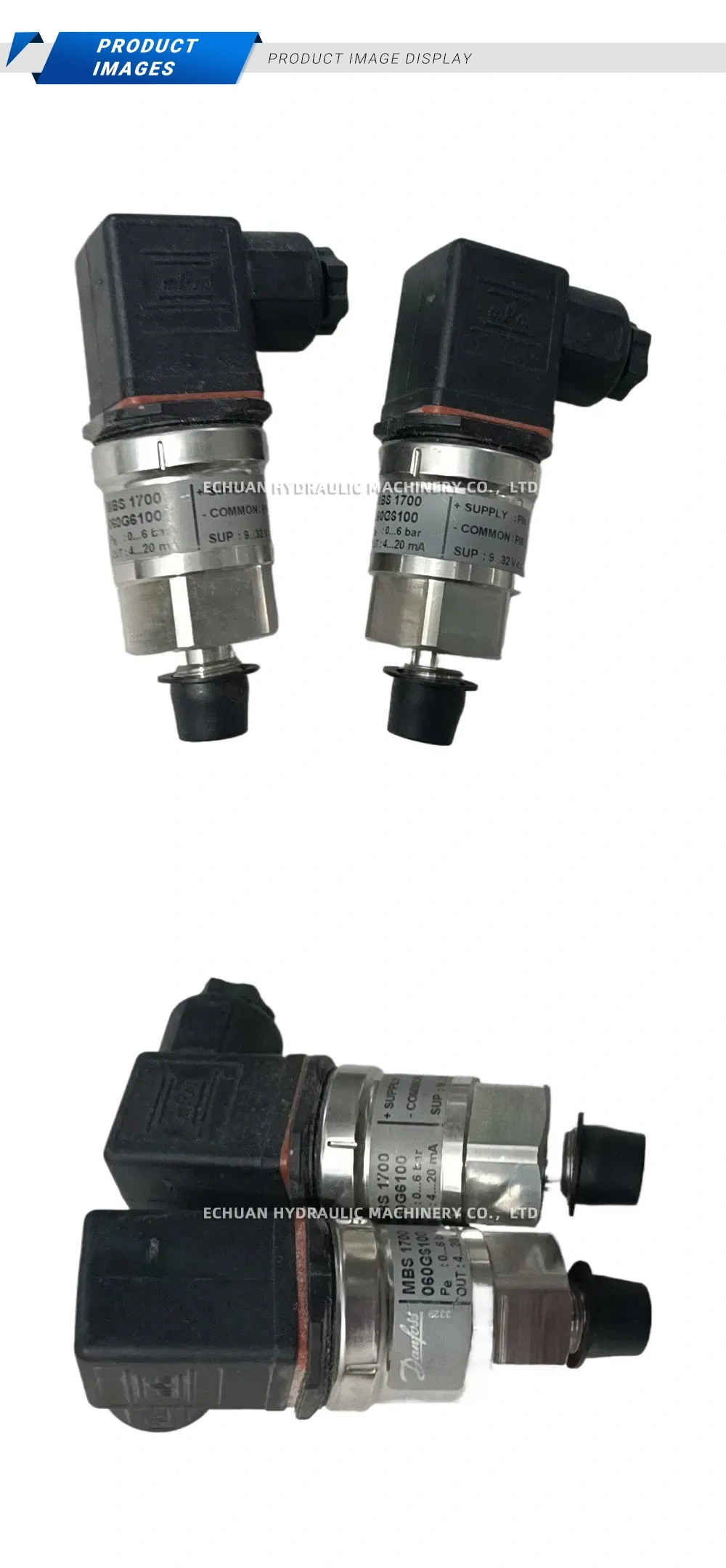 Danfoss MBS 1700 060G6100 Pressure Transmitter Description