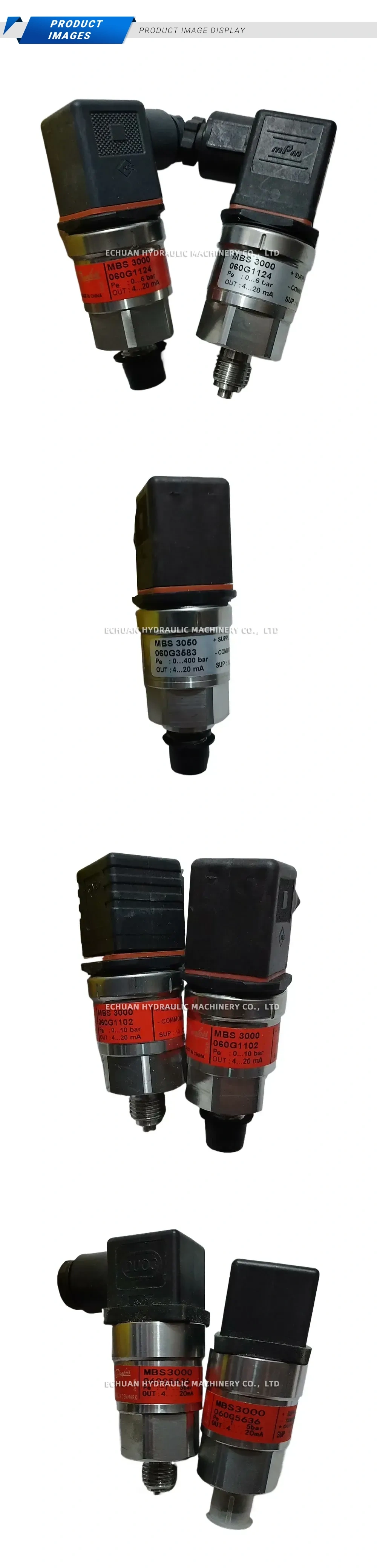 Danfoss MBS 3000 / MBS 3050 Pressure Transmitter Description