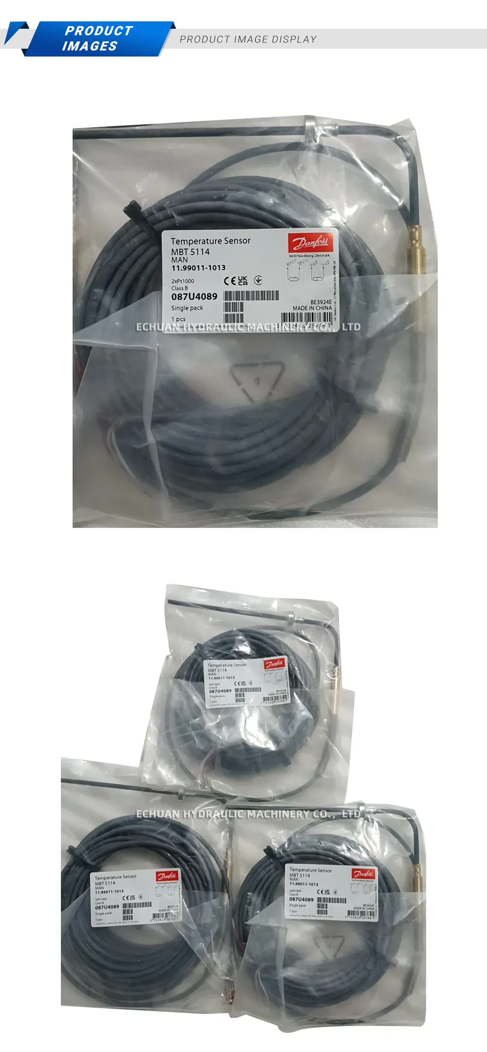 Danfoss MBT 5114 Temperature Sensor Description