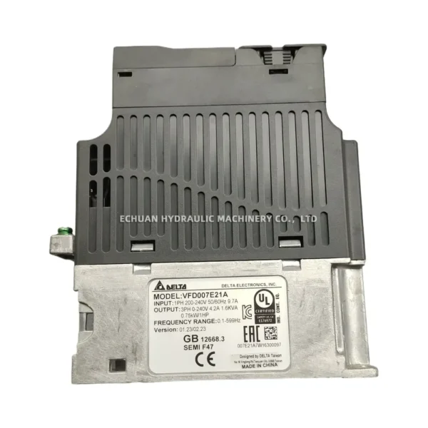 Delta VFD007E21A AC Motor Drive - Echuan Hydraulic