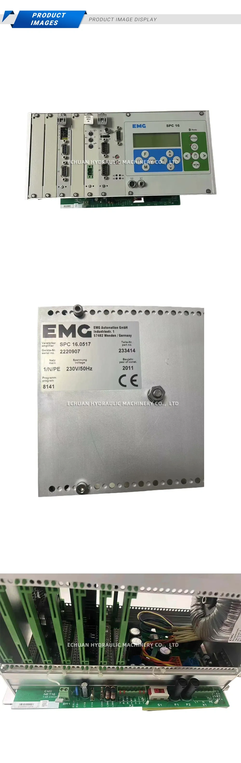 EMG SPC 16.0517 Amplifier Control Unit Description