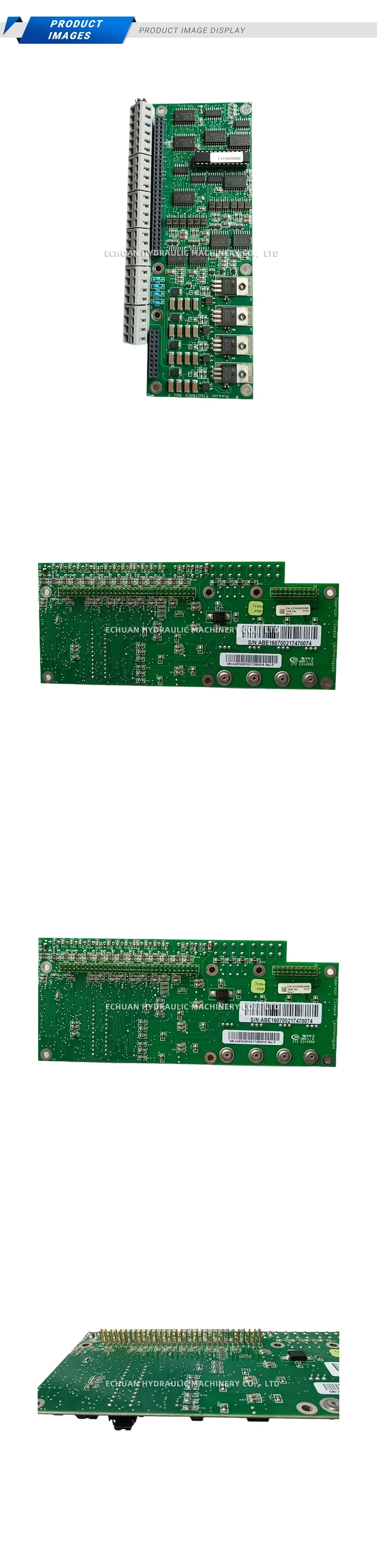Emerson Mission PIGGYBACK Rev F Control Circuit Board Description