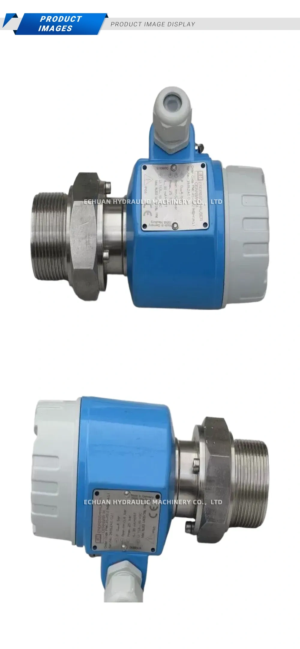 Endress+Hauser CERABAR M PMC41/PMC45 Pressure Transmitter Description