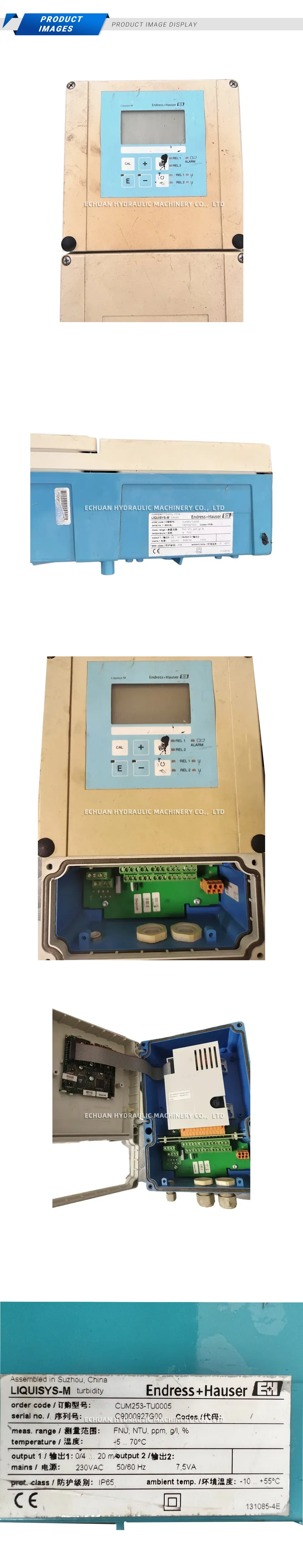 Endress+Hauser CUM253-TU0005 Liquisys-M Turbidity Transmitter Description