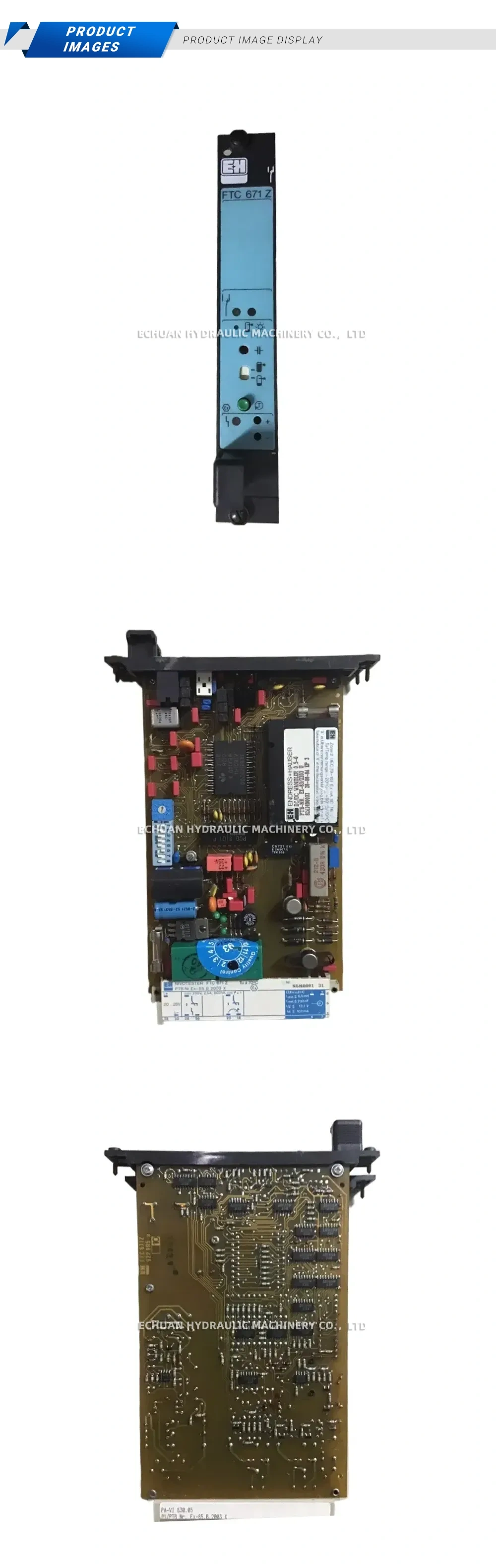 Endress+Hauser FTC 671 Z Vibration Limit Switch Controller Module Description