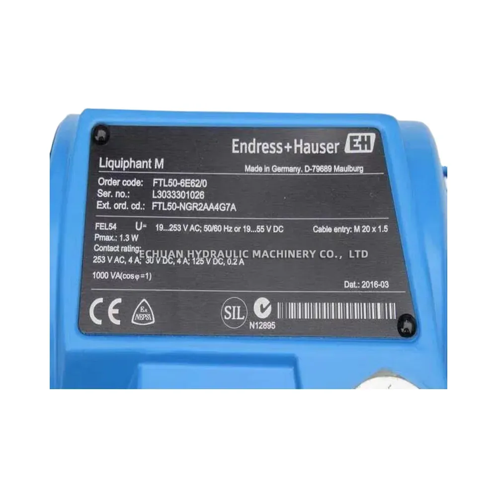Endress+Hauser FTL50-6E62/0 Liquiphant M Vibration Level Switch