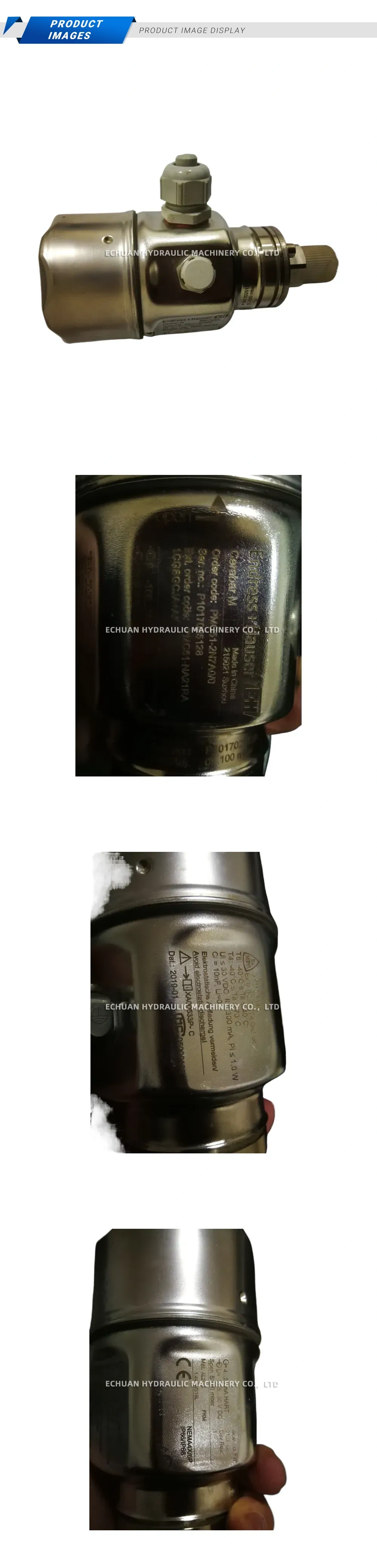 Endress+Hauser PMC51-2N7/A0/0 Pressure Transmitter Description